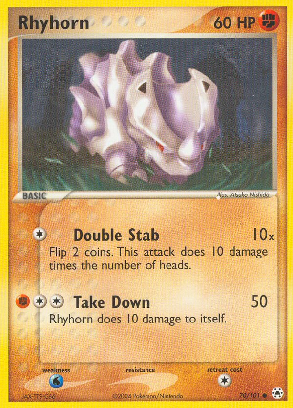 Rhyhorn 70/101 Hidden Legends
