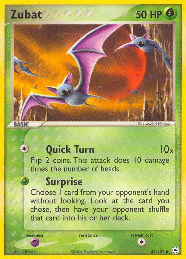 Zubat 83/101 Hidden Legends