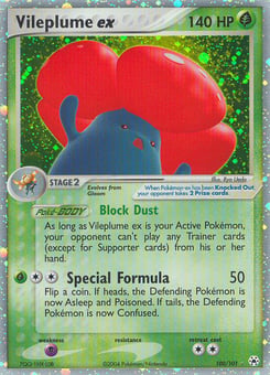 Vileplume ex 100/101 Hidden Legends