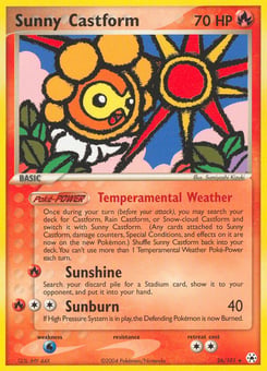 Sunny Castform 26/101 Hidden Legends