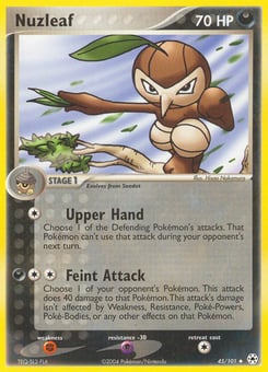 Nuzleaf 45/101 Hidden Legends