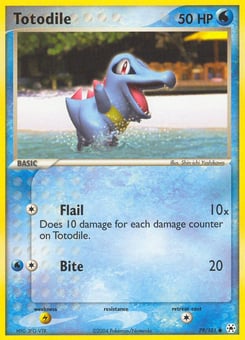Totodile 79/101 Hidden Legends