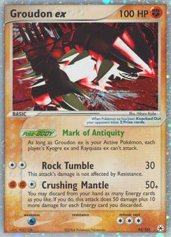 Groudon ex 93/101 Hidden Legends