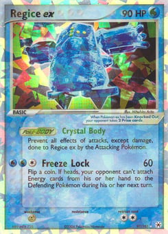 Regice ex 97/101 Hidden Legends