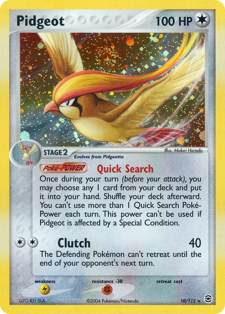 Pidgeot 10/112 FireRed & LeafGreen