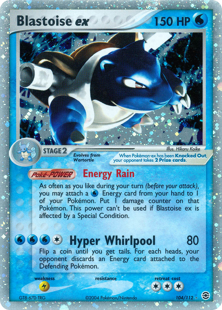 Blastoise ex 104/112 FireRed & LeafGreen