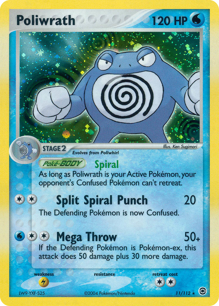 Poliwrath 11/112 FireRed & LeafGreen