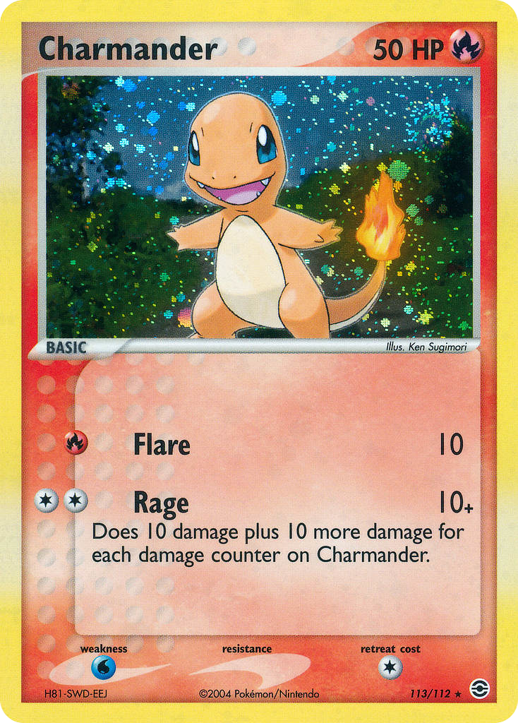 Charmander 113/112 FireRed & LeafGreen