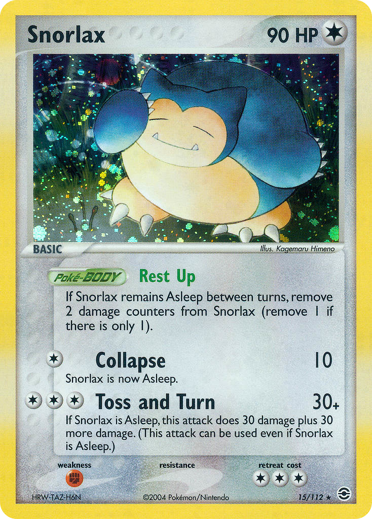 Snorlax 15/112 FireRed & LeafGreen