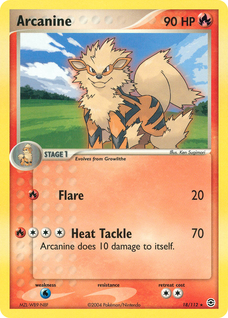 Arcanine 18/112 FireRed & LeafGreen