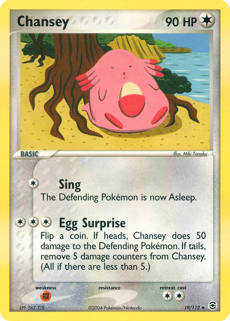 Chansey 19/112 FireRed & LeafGreen