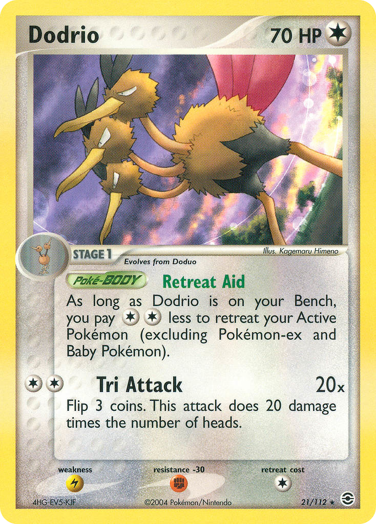 Dodrio 21/112 FireRed & LeafGreen