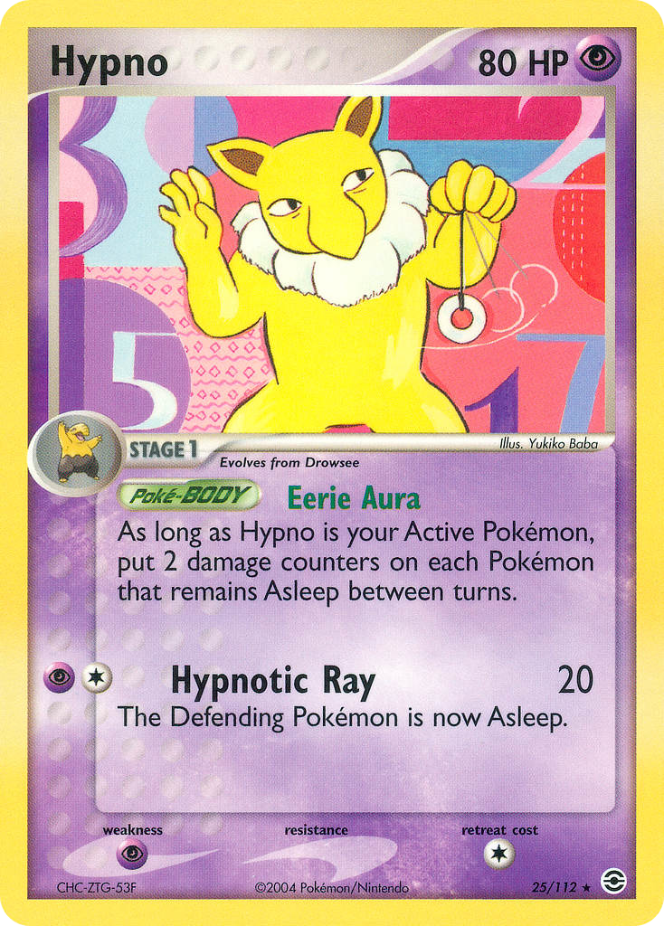 Hypno 25/112 FireRed & LeafGreen