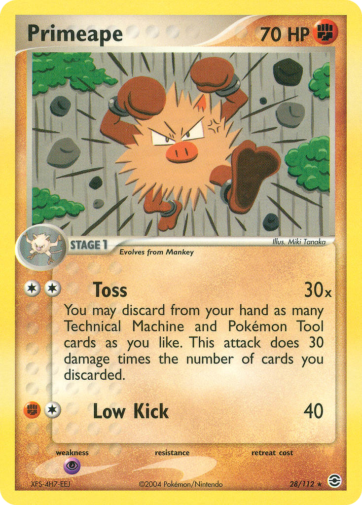 Primeape 28/112 FireRed & LeafGreen