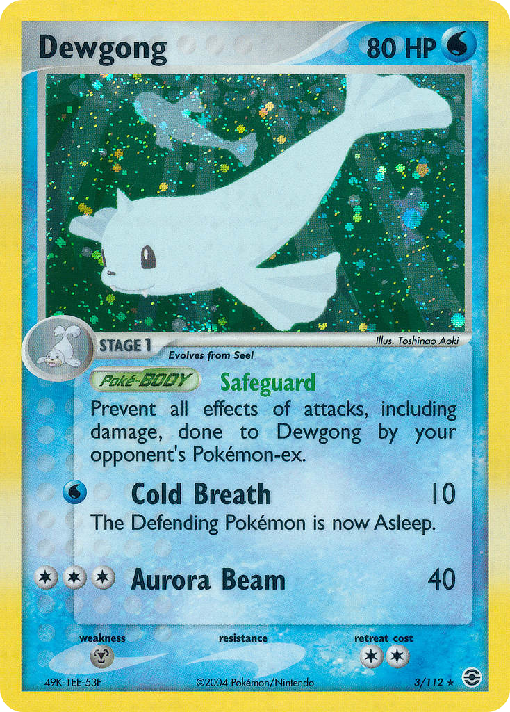 Dewgong 3/112 FireRed & LeafGreen