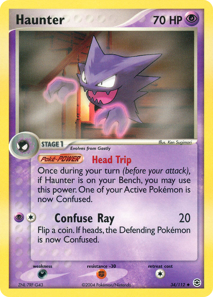 Haunter 34/112 FireRed & LeafGreen