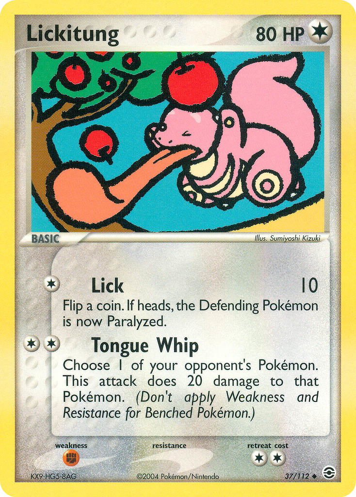 Lickitung 37/112 FireRed & LeafGreen