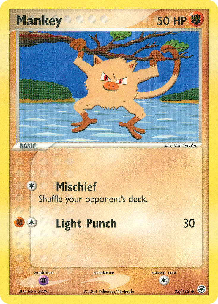 Mankey 38/112 FireRed & LeafGreen