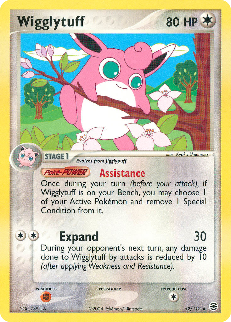 Wigglytuff 52/112 FireRed & LeafGreen