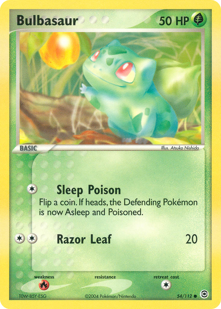 Bulbasaur 54/112 FireRed & LeafGreen