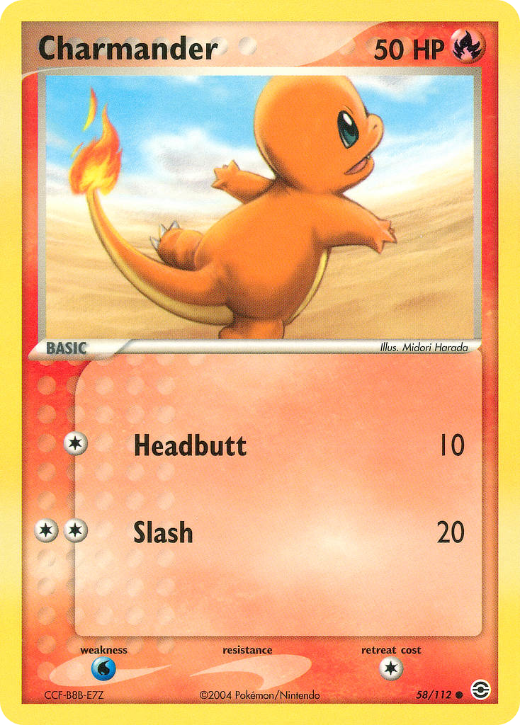 Charmander 58/112 FireRed & LeafGreen