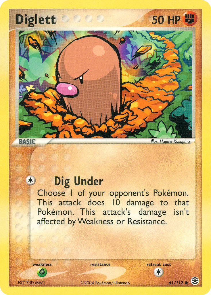 Diglett 61/112 FireRed & LeafGreen