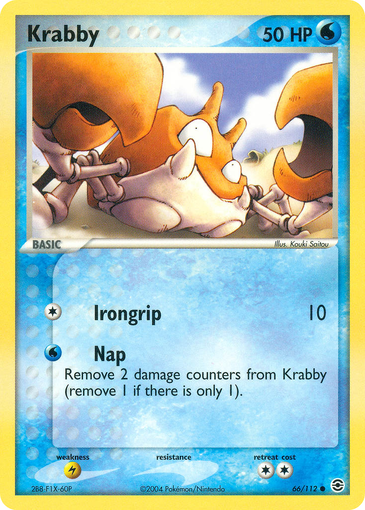Krabby 66/112 FireRed & LeafGreen