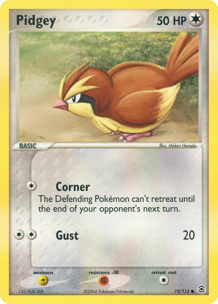 Pidgey 73/112 FireRed & LeafGreen