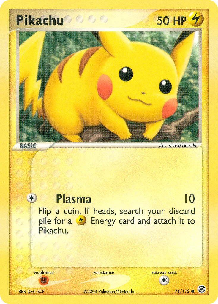 Pikachu 74/112 FireRed & LeafGreen