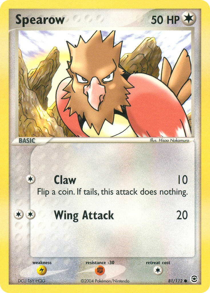 Spearow 81/112 FireRed & LeafGreen