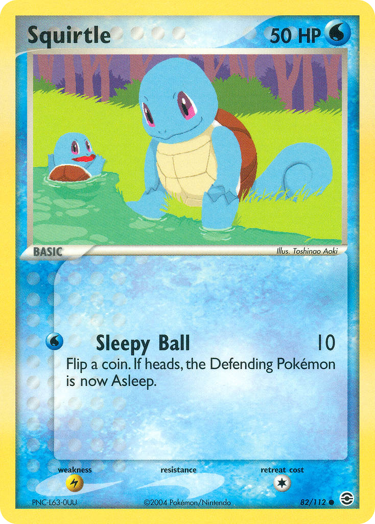 Squirtle 82/112 FireRed & LeafGreen