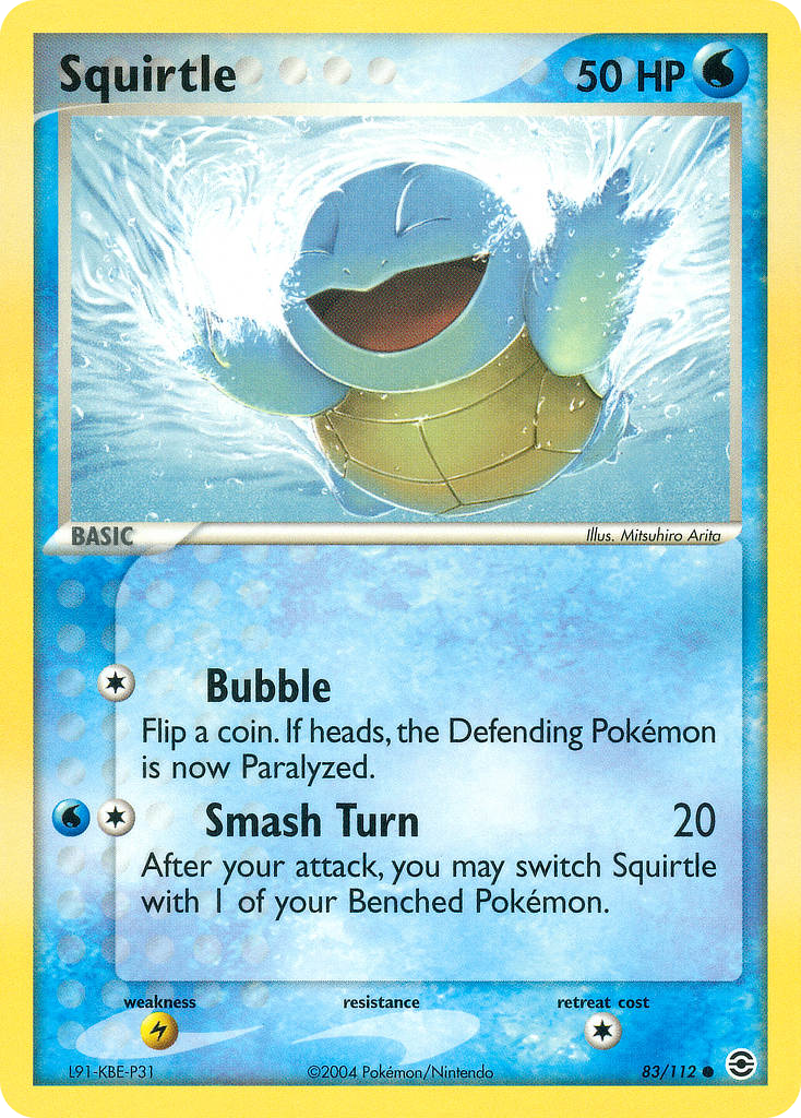 Squirtle 83/112 FireRed & LeafGreen