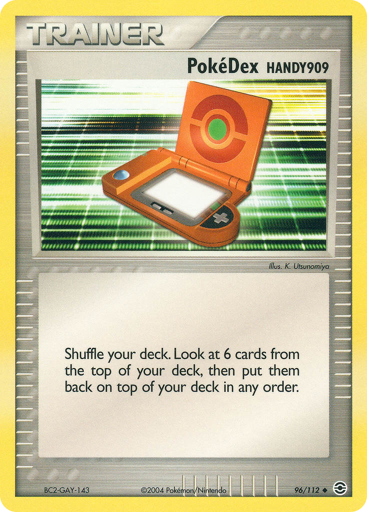 PokéDex HANDY909 96/112 FireRed & LeafGreen