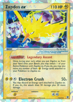 Zapdos ex 116/112 FireRed & LeafGreen