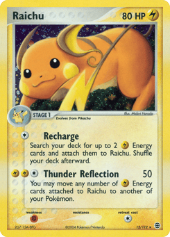 Raichu 12/112 FireRed & LeafGreen