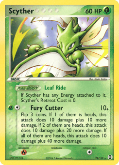 Scyther 29/112 FireRed & LeafGreen