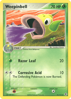 Weepinbell 51/112 FireRed & LeafGreen