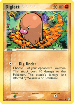Diglett 61/112 FireRed & LeafGreen