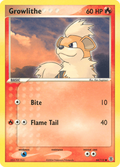 Growlithe 64/112 FireRed & LeafGreen