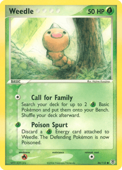 Weedle 86/112 FireRed & LeafGreen
