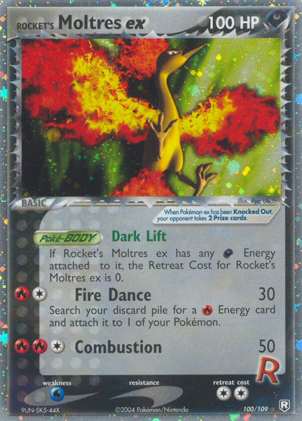 Rocket's Moltres ex 100/109 Team Rocket Returns