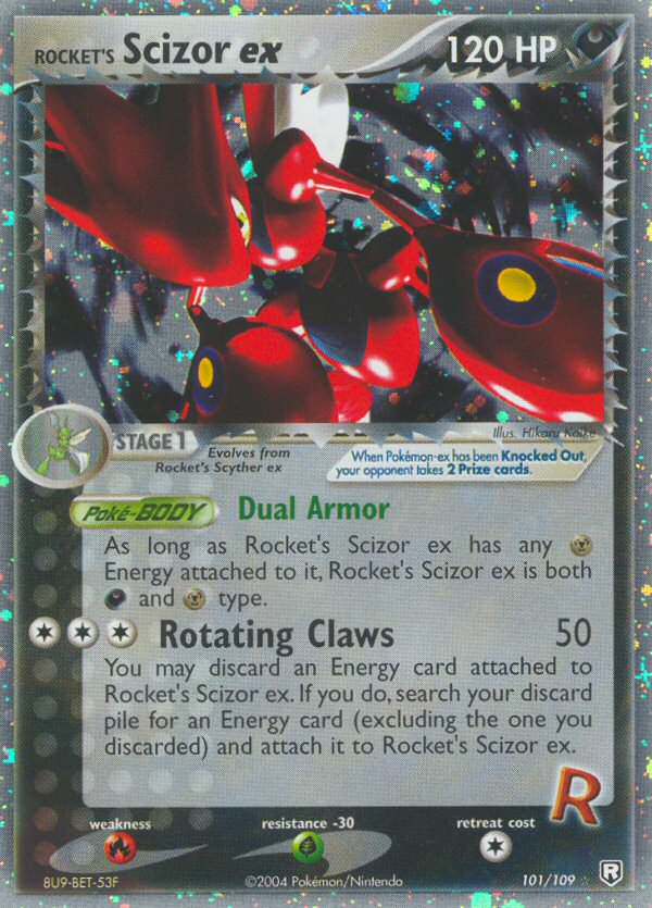 Rocket's Scizor ex 101/109 Team Rocket Returns