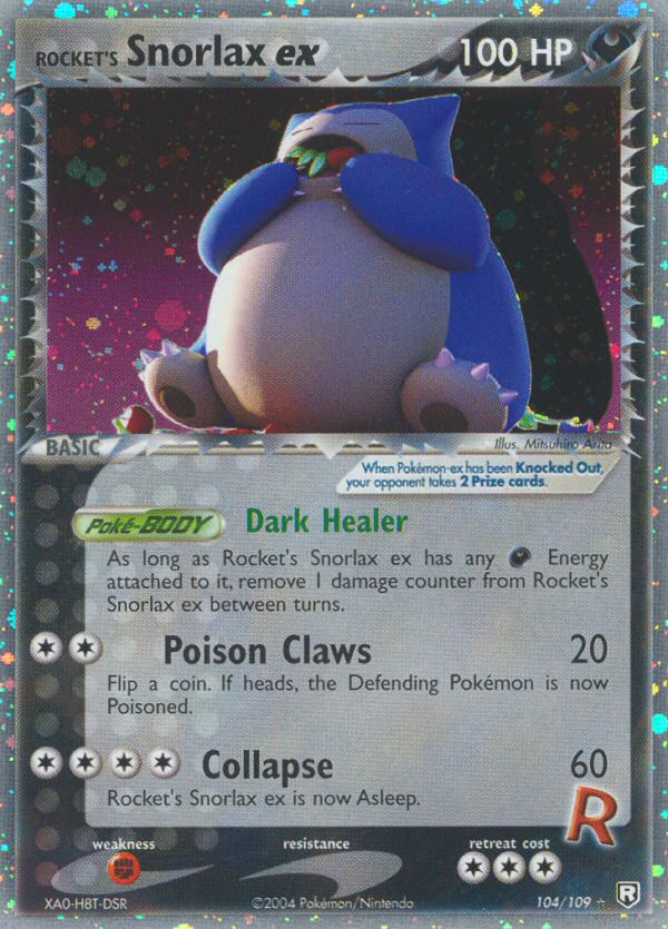 Rocket's Snorlax ex 104/109 Team Rocket Returns