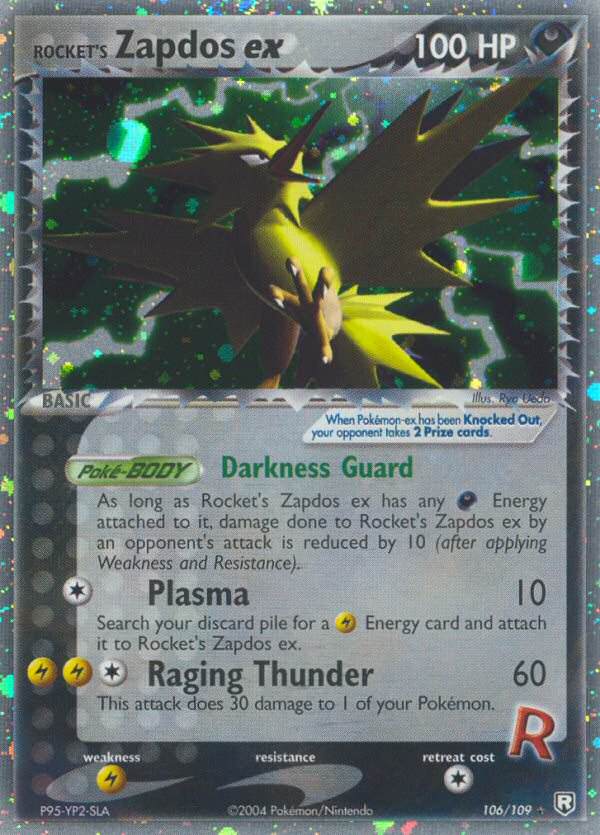 Rocket's Zapdos ex 106/109 Team Rocket Returns
