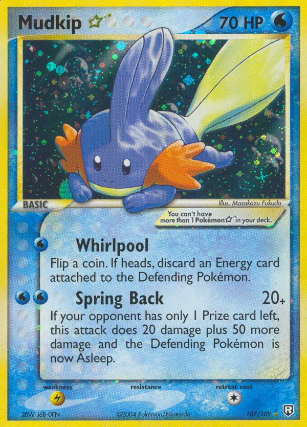Mudkip ☆ 107/109 Team Rocket Returns