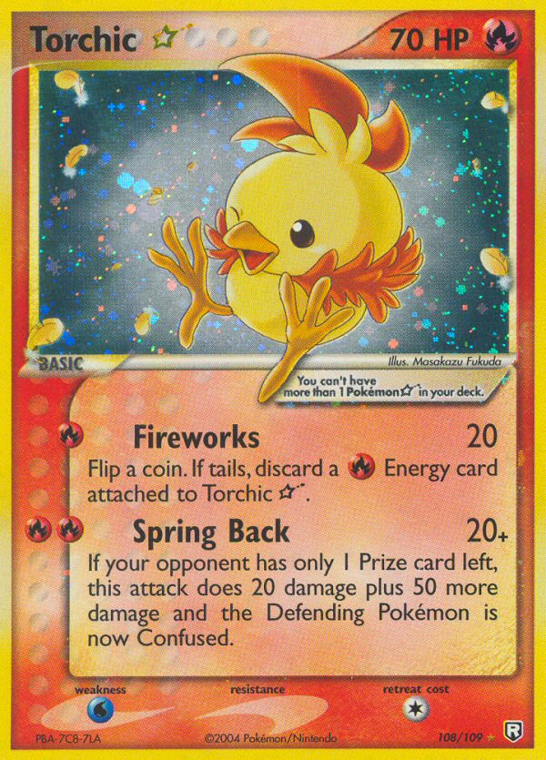 Torchic ☆ 108/109 Team Rocket Returns