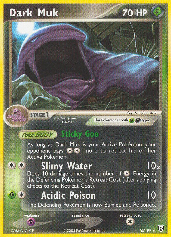 Dark Muk 16/109 Team Rocket Returns
