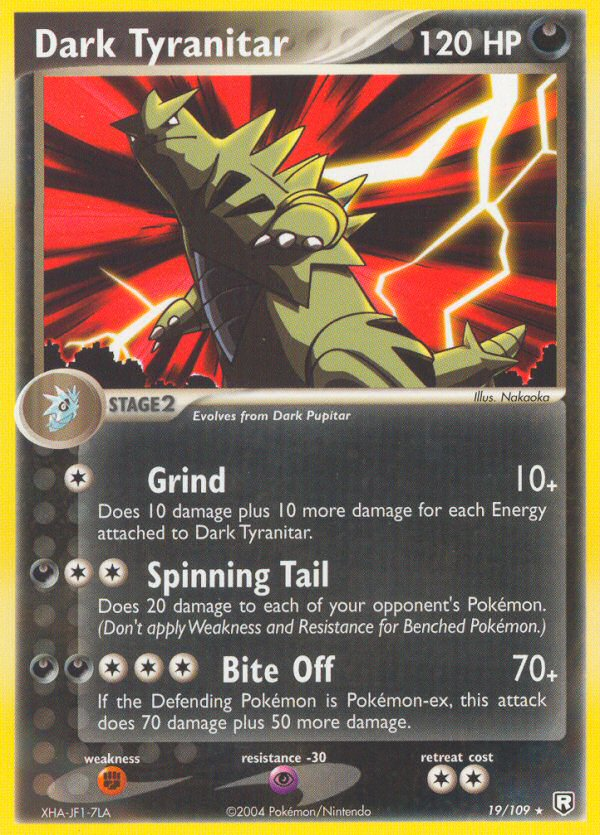 Dark Tyranitar 19/109 Team Rocket Returns