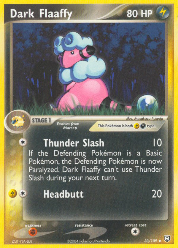 Dark Flaaffy 33/109 Team Rocket Returns