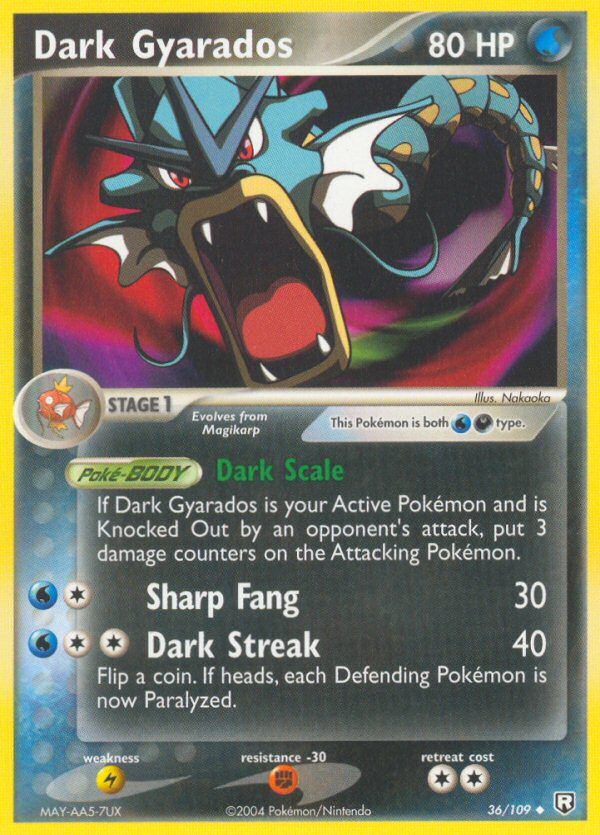 Dark Gyarados 36/109 Team Rocket Returns